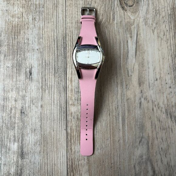 Rumours Pink Leather Band Watch Vintage Y2K Coquette Soft Girl Style Valentines main image 7